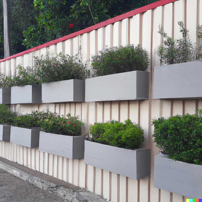 paisagismo de muros