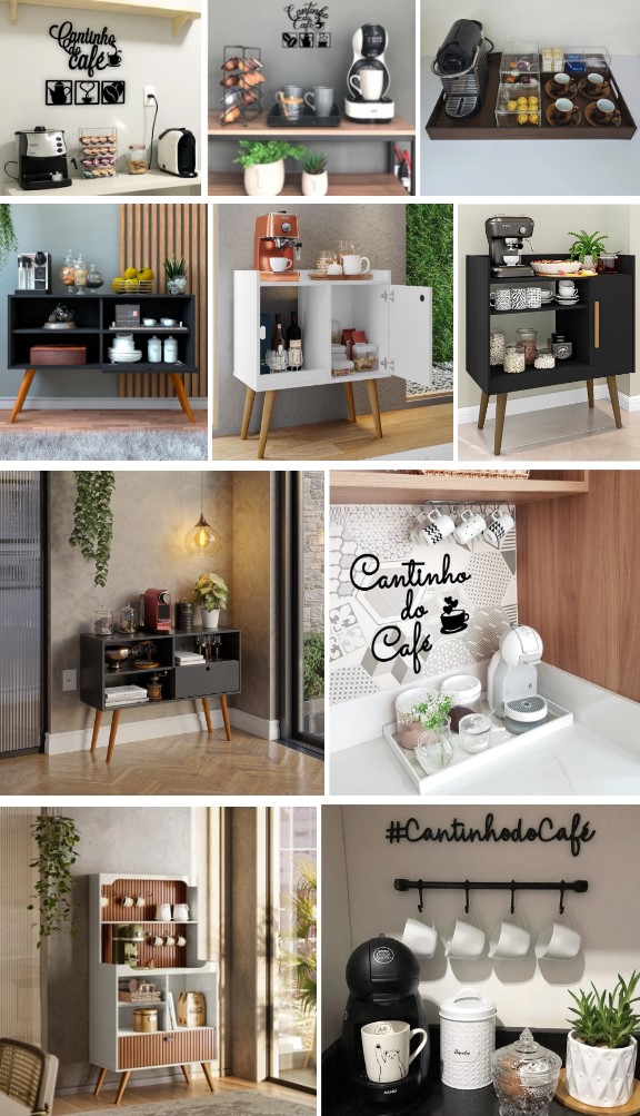 ideias criativas para cantinho do café