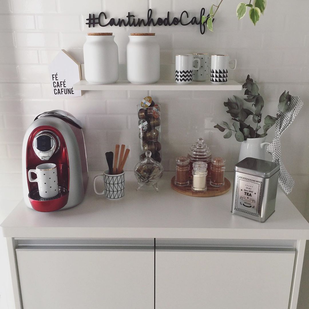 cantinho do café com plantas