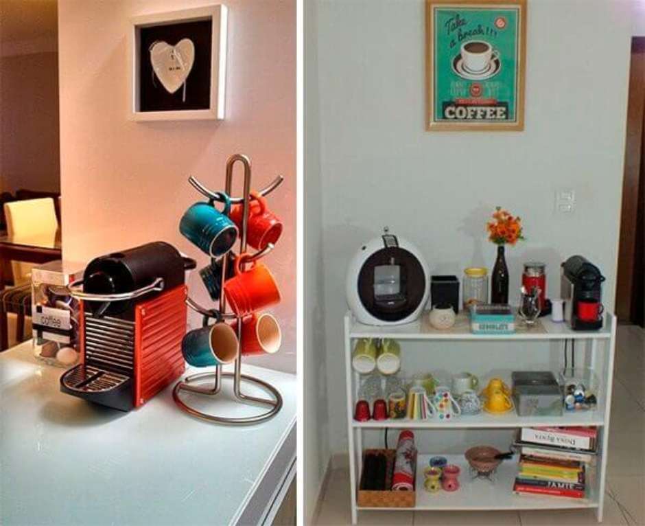 ideias criativas para cantinho do café