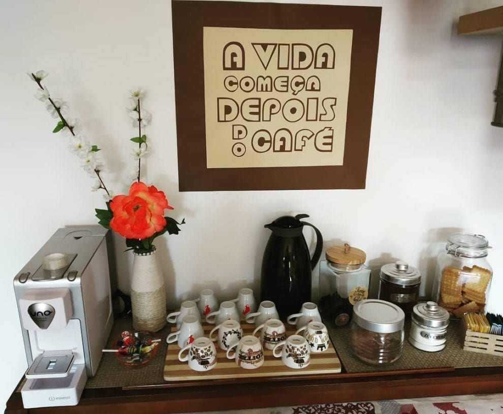 quanto custa montar um cantinho do café