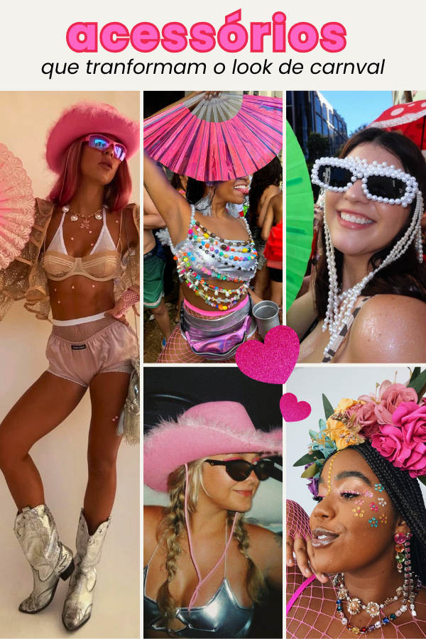 acessórios carnaval estilosos