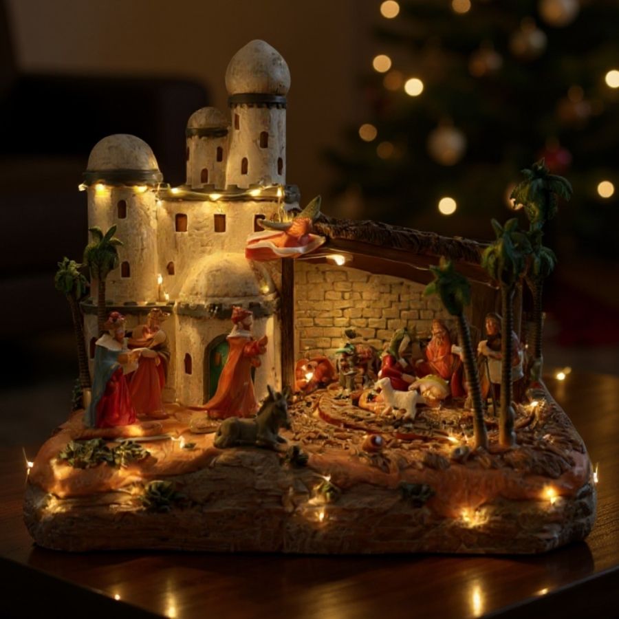 cenário natal rústico barato como fazer