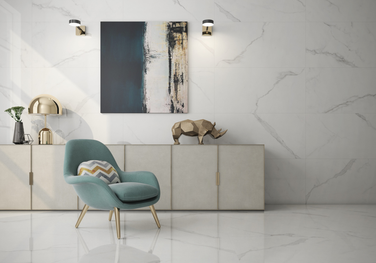 ideias de parede de sala com porcelanato e ceramica