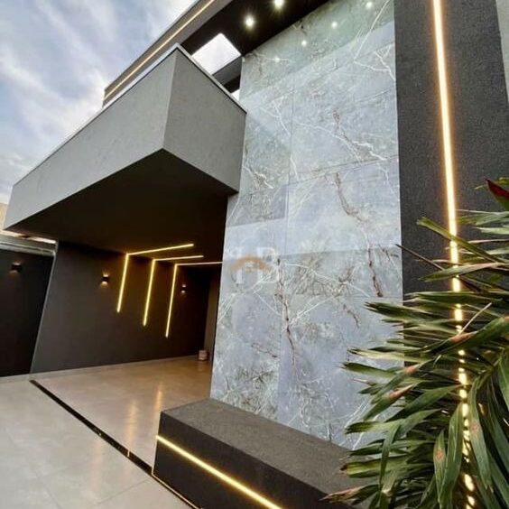 cerâmica para muro de frente moderna