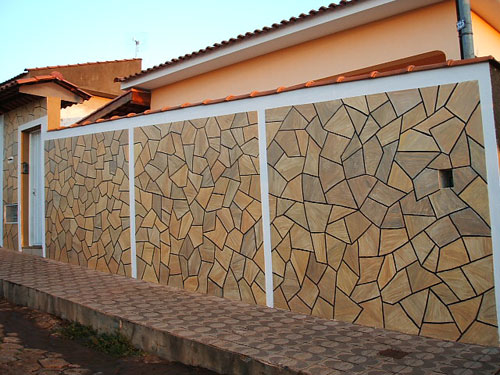 melhor cerâmica para muro externo