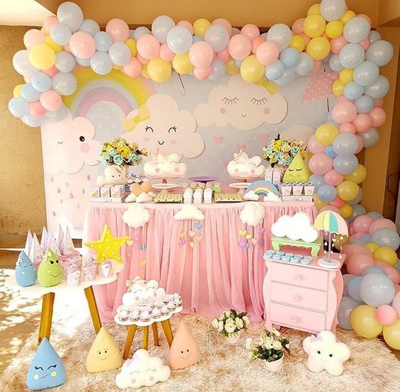 decoração chá de bebê menina tema ovelhinha