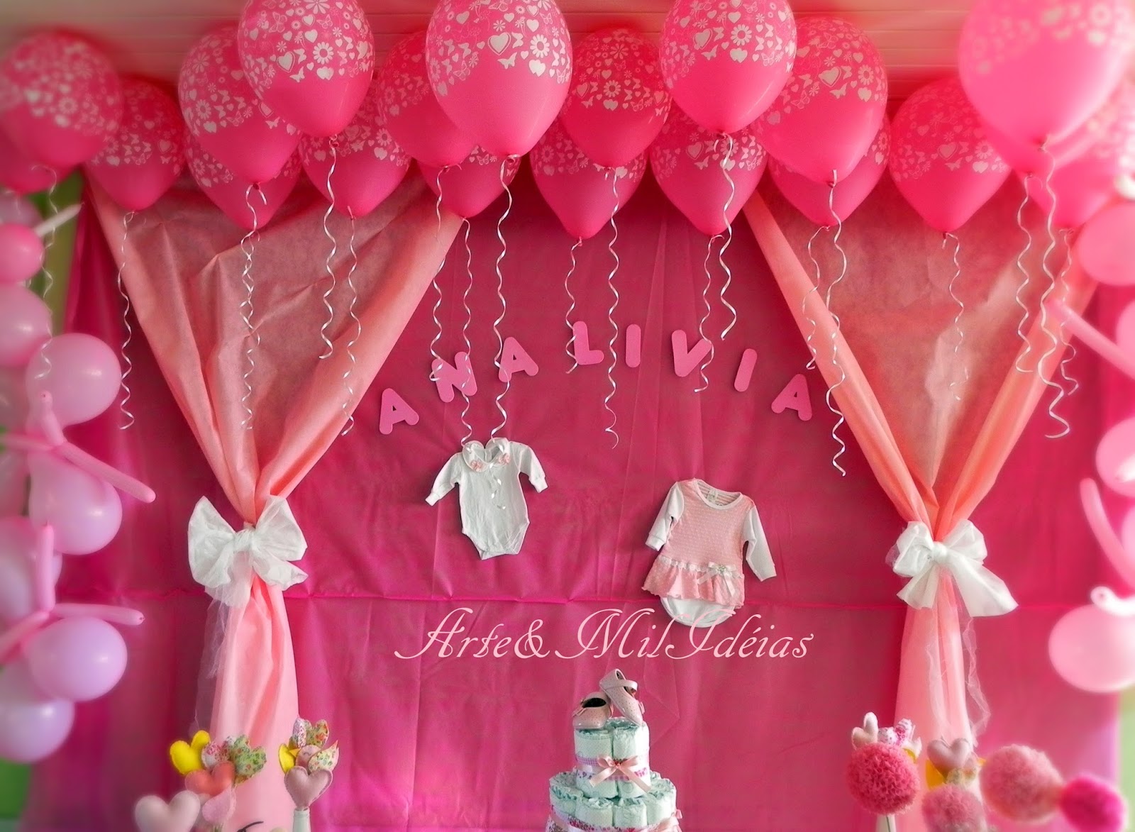 decoração chá de bebê menina tema ovelhinha
