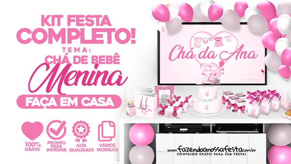 passo a passo chá de bebê simples