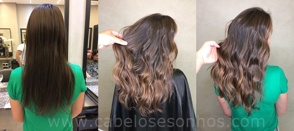 teste de mecha clareamento