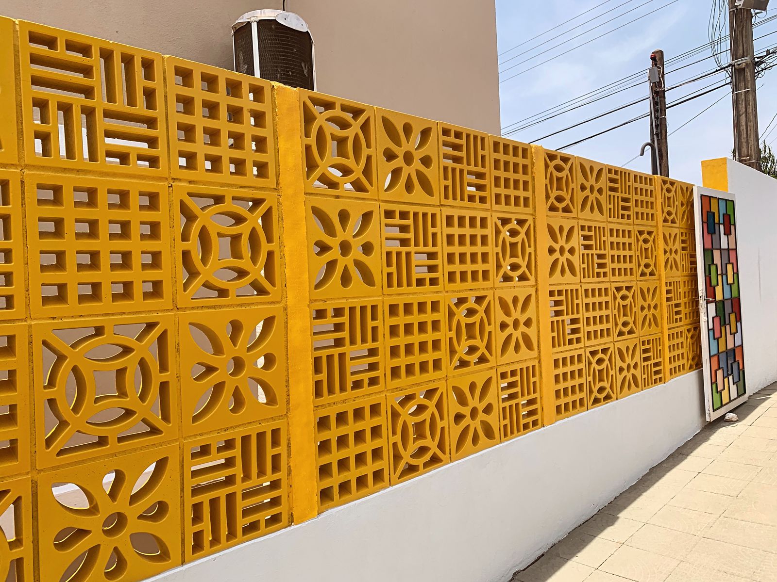 cobogó para muro alto