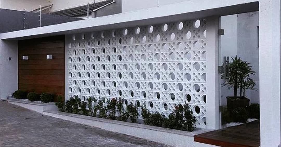 cobogó decorativo em muro