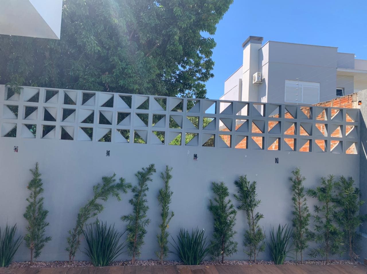 cobogó para aumentar muro