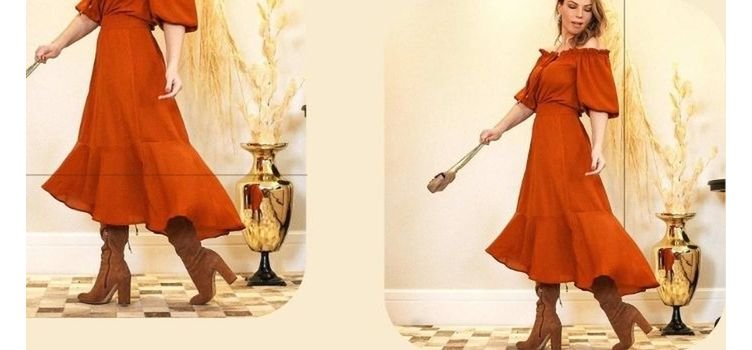 como usar bota western com saia couro marrom