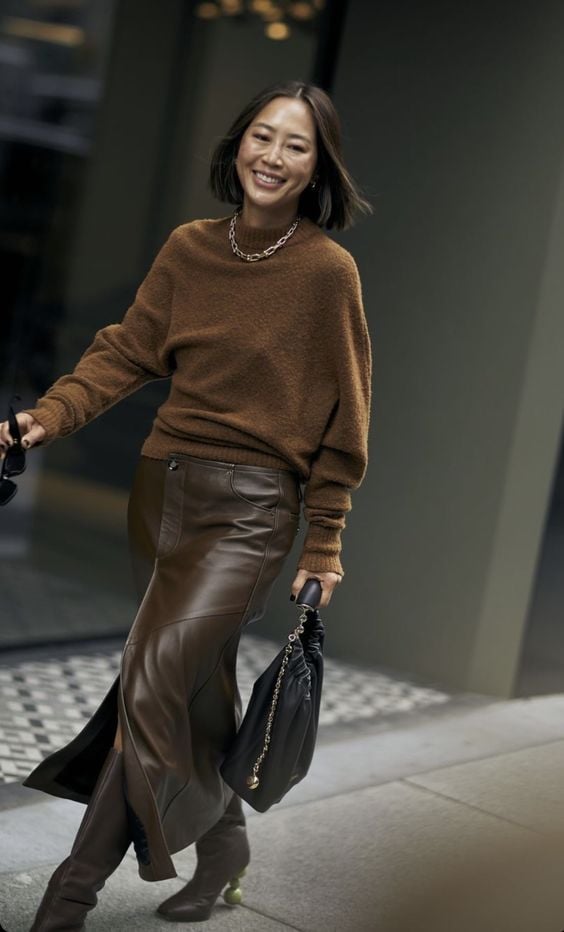 saia midi ou mini com bota cano alto qual escolher