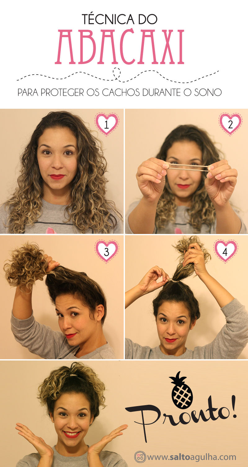 como arrumar o cabelo para dormir