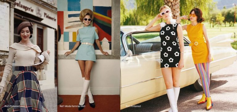 como as mulheres se vestiam nos anos 60 para festas