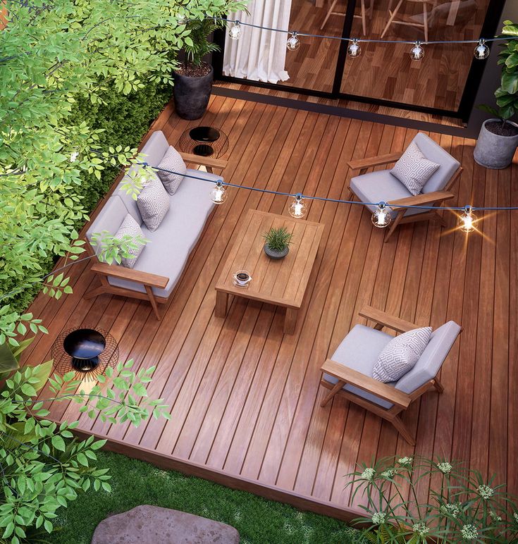 como construir um deck de madeira barato