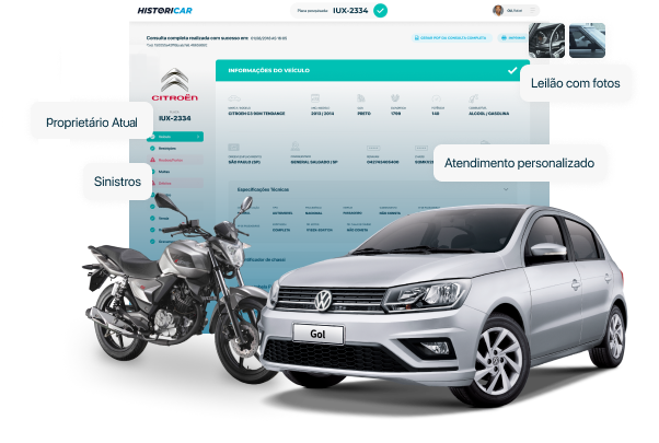 como consultar o histórico de um veículo