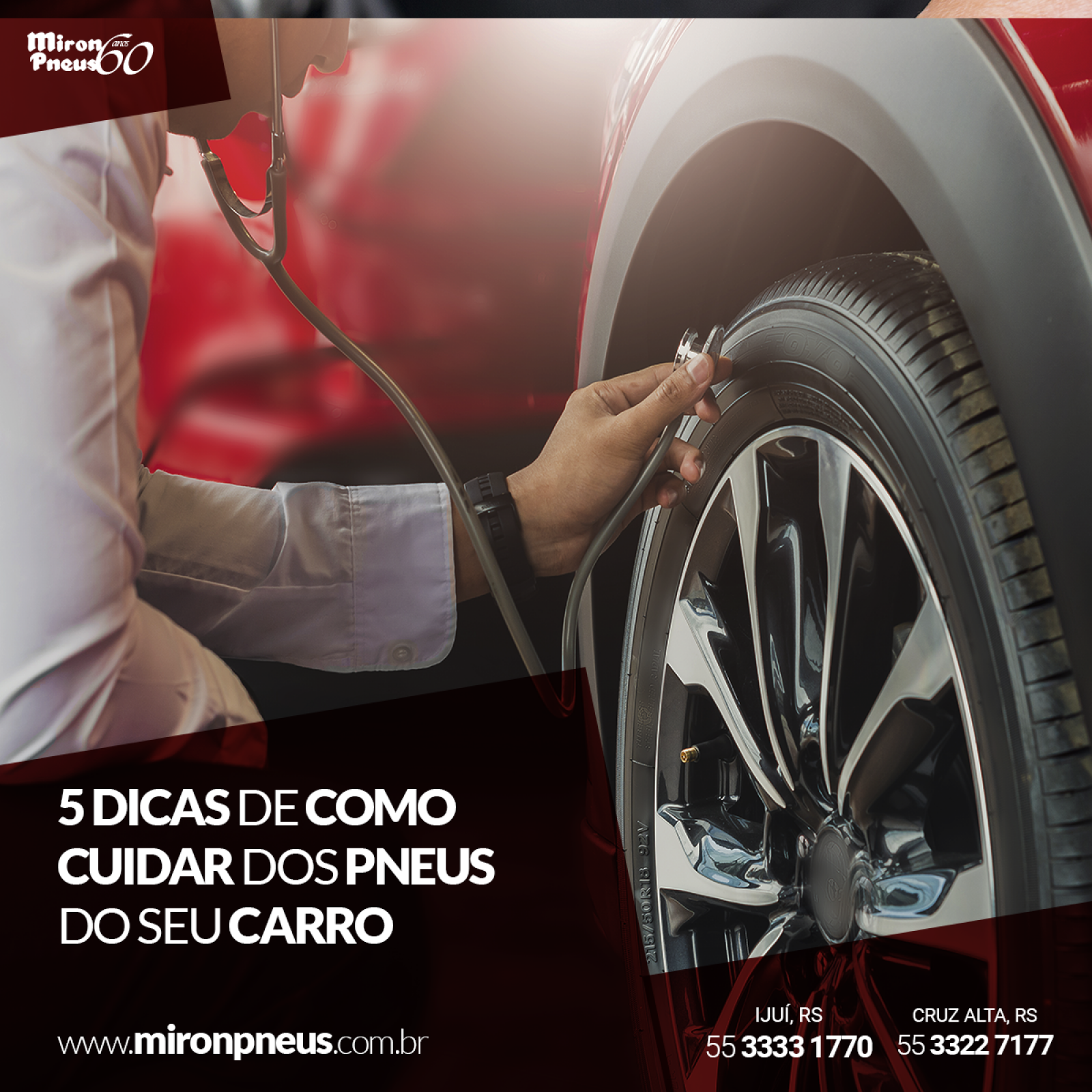 como cuidar dos pneus do carro