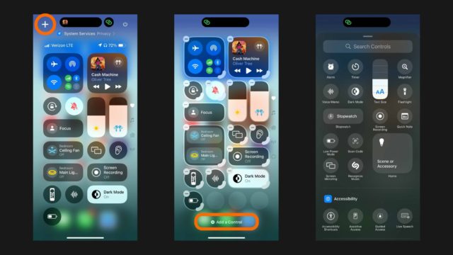 iOS 18 vs. iOS 17: As Maiores Mudanças na Central de Controle