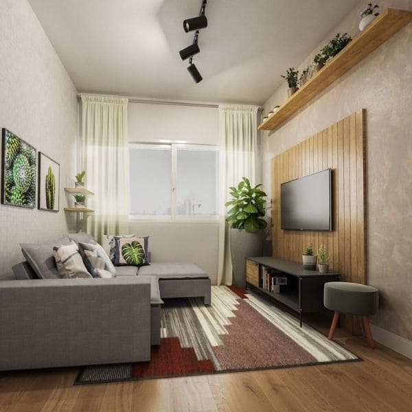 como decorar sala moderna com pouco dinheiro