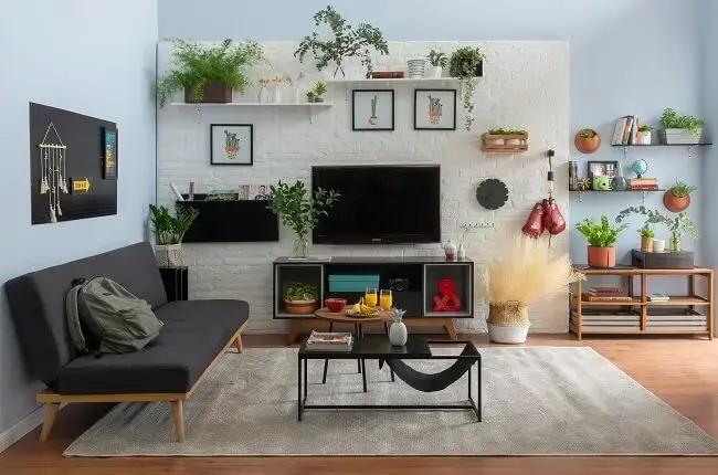como decorar sala moderna com pouco dinheiro