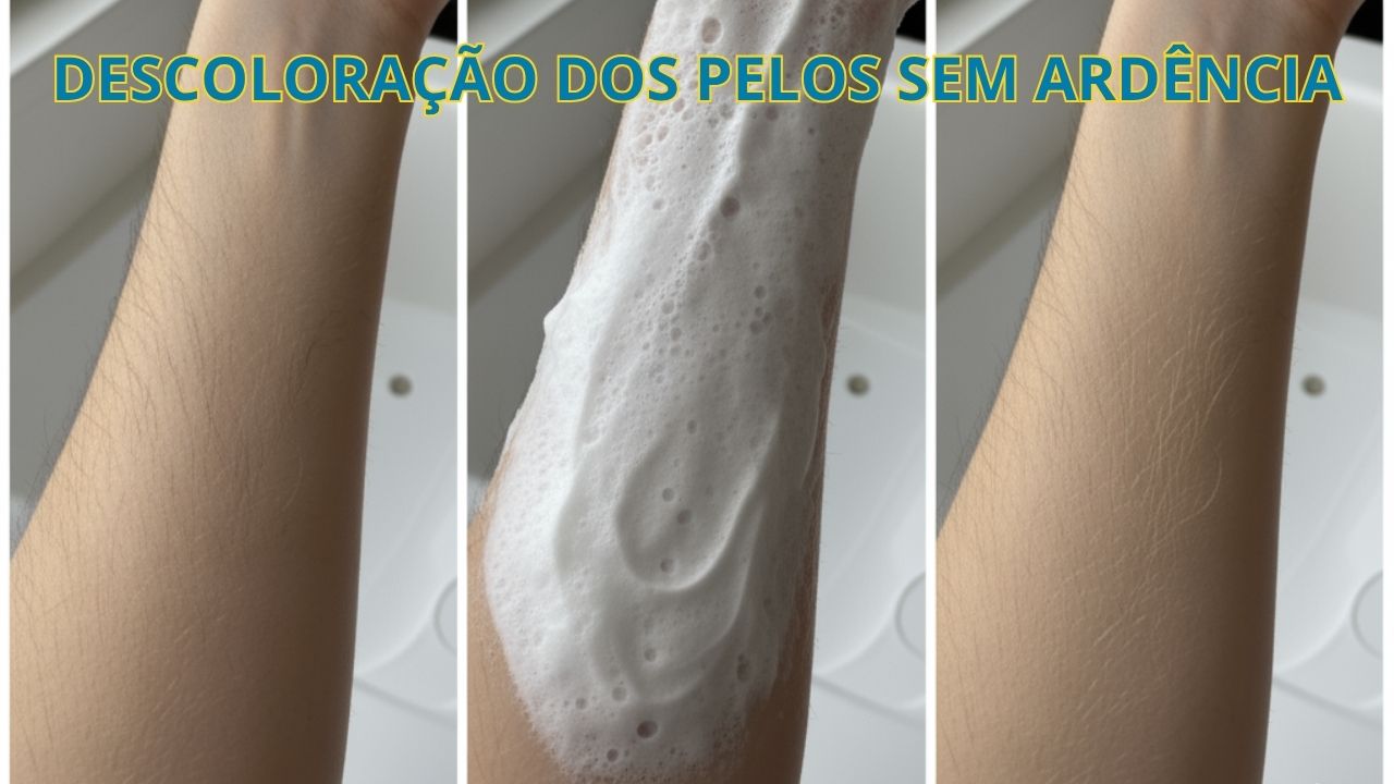 como descolorir os pelos