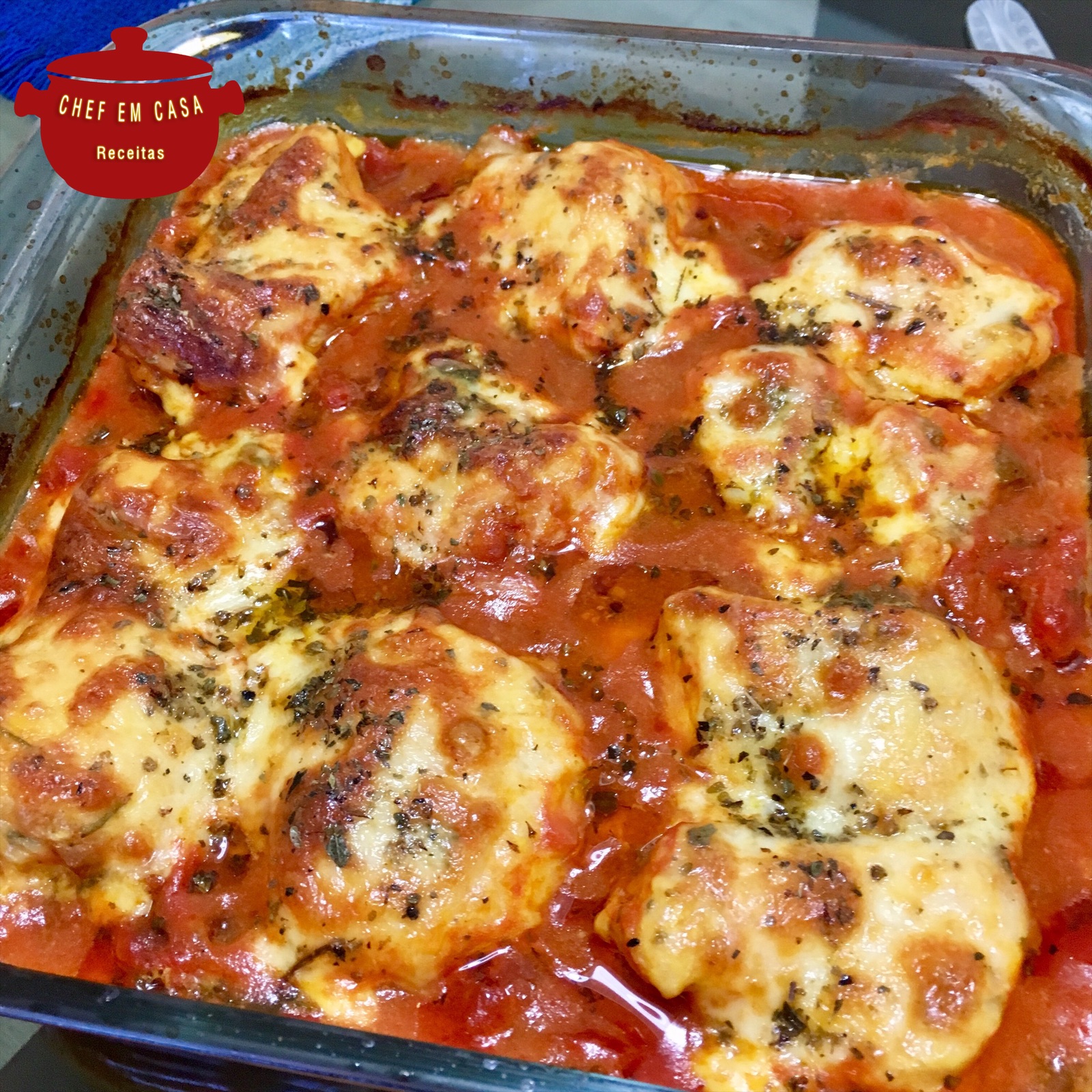 como desfiar peito de frango