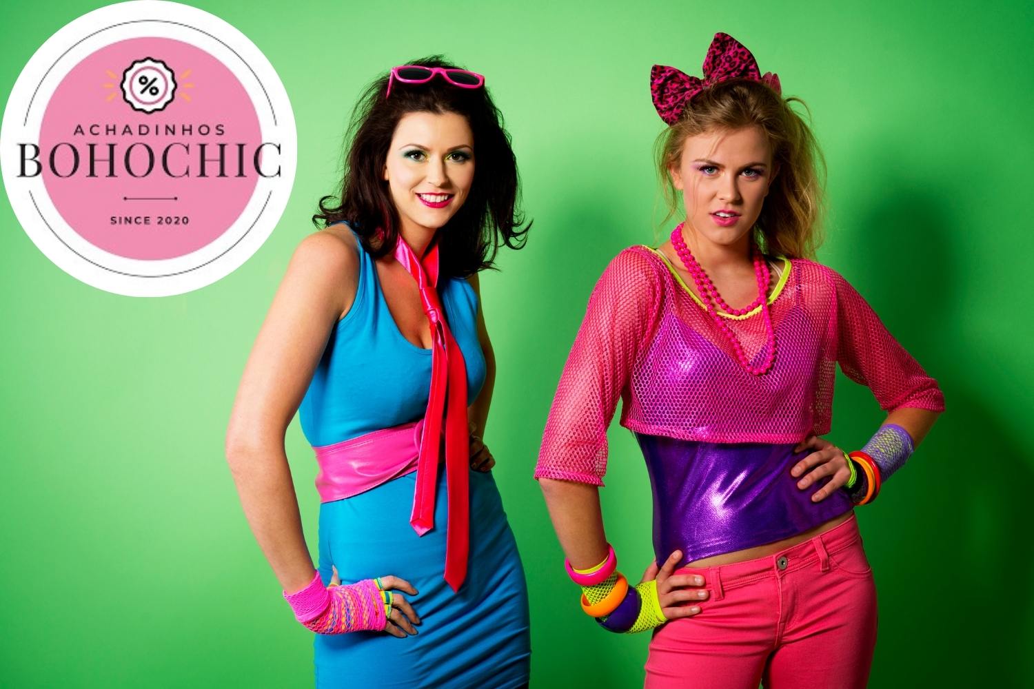estilo anos 80 feminino