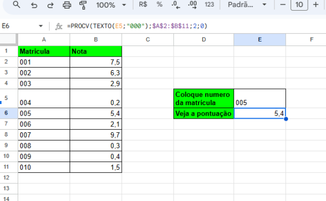 Diferenças entre formato Número e Texto no Excel