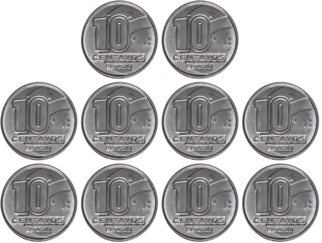 A história das moedas brasileiras de centavos