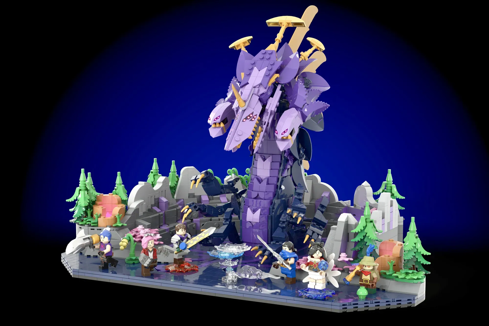 ideias criativas diorama lol campeões