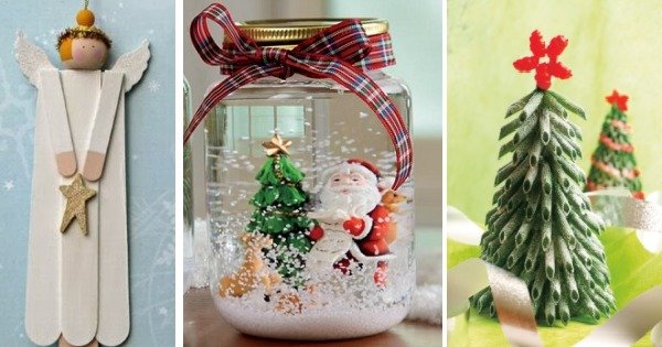 como fazer enfeites de natal reciclados