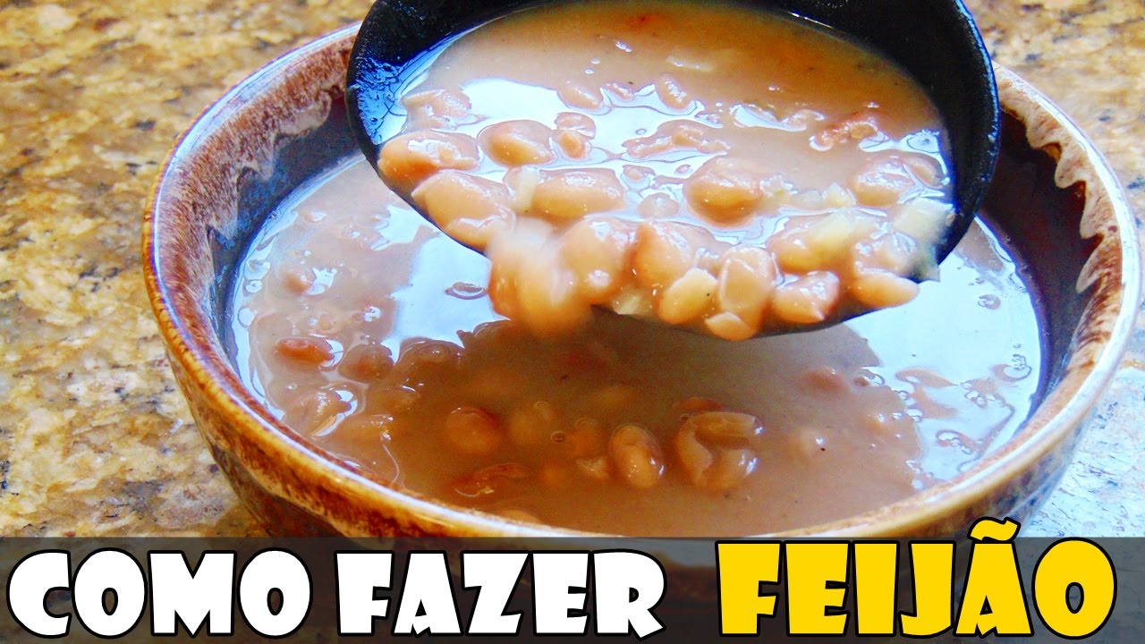 como fazer feijão