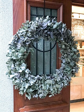 ideias criativas guirlanda eucalipto natural