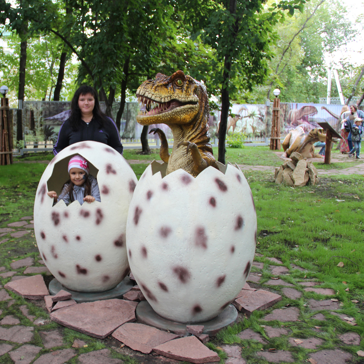 Materiais para fazer ovos de dinossauro