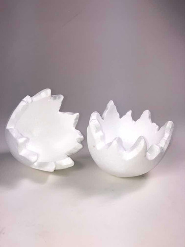 Ovos de dinossauro com gesso passo a passo