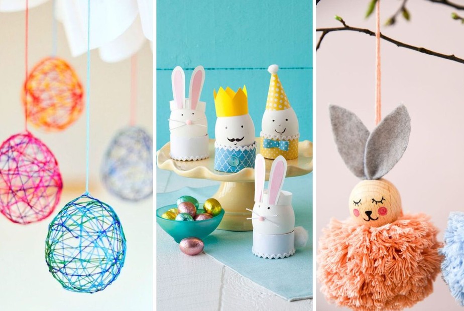 DIY: Crie Ovos de Páscoa de Gesso para uma Decoração Rústica