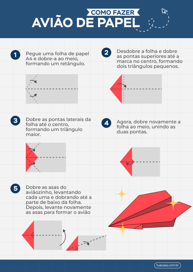 5 Modelos de Avião de Papel Que Voam Longe e Alto