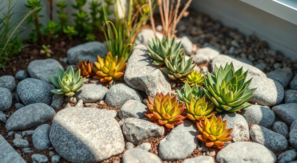 como fazer um jardim de pedras e suculentas