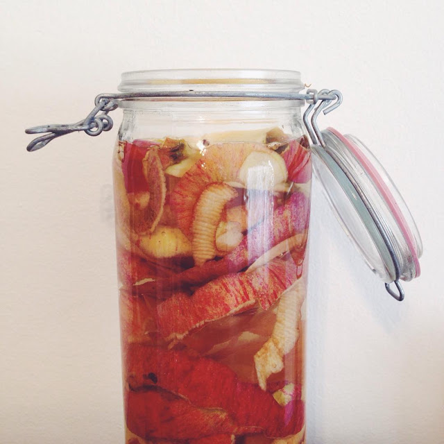 como fazer vinagre de maçã