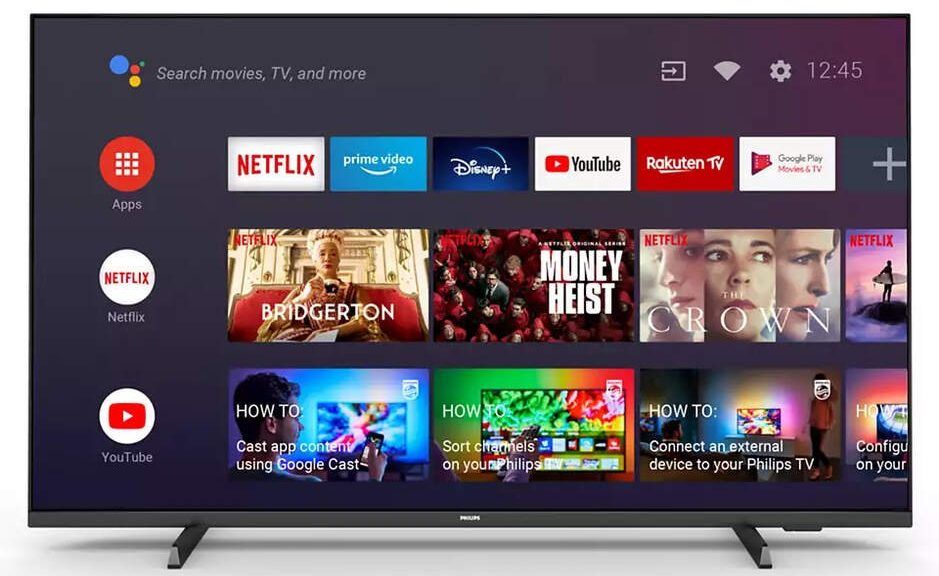 Diferenças entre Android TV e Saphi em TVs Philips