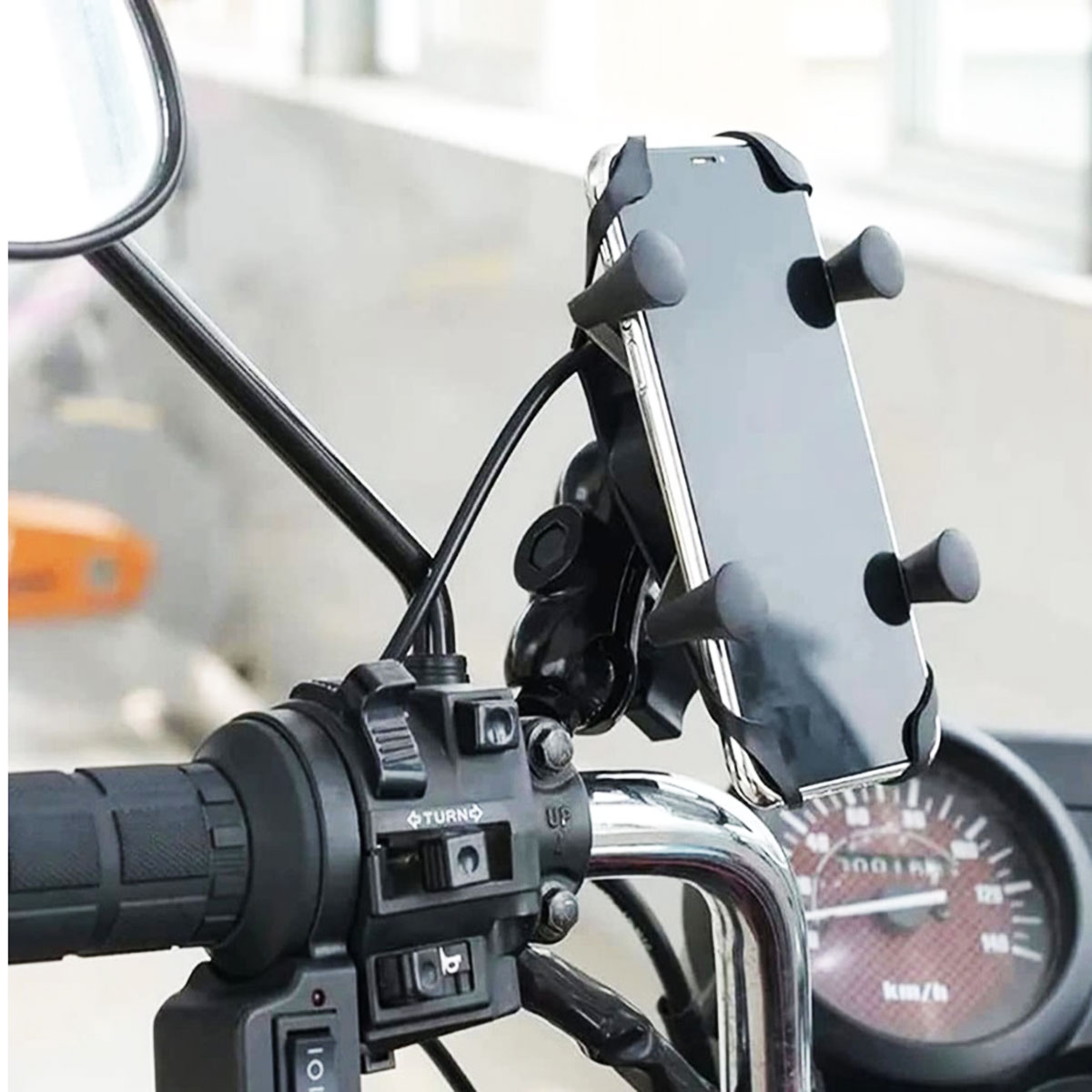 Legislação sobre suportes de celular em motos