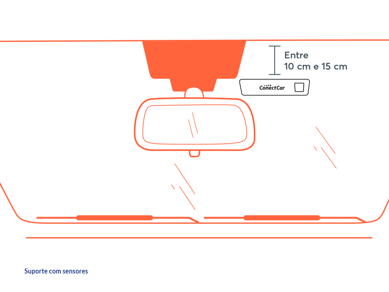 como instalar o tag no parabrisa