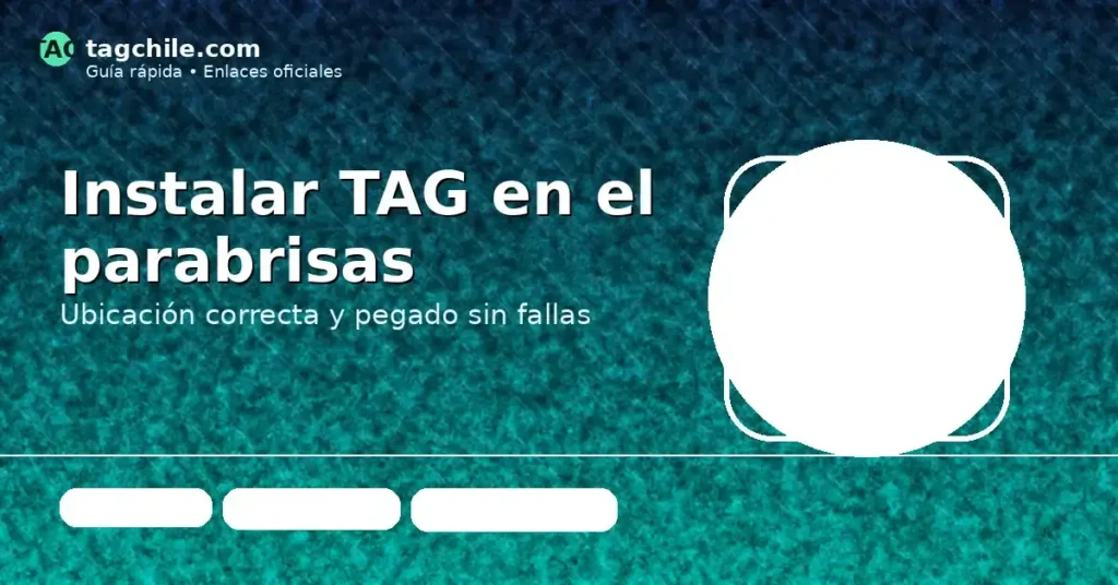 como instalar o tag no parabrisa