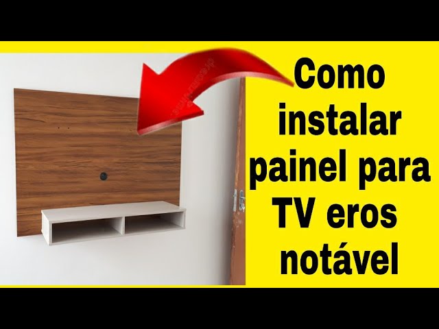 como instalar painel de tv