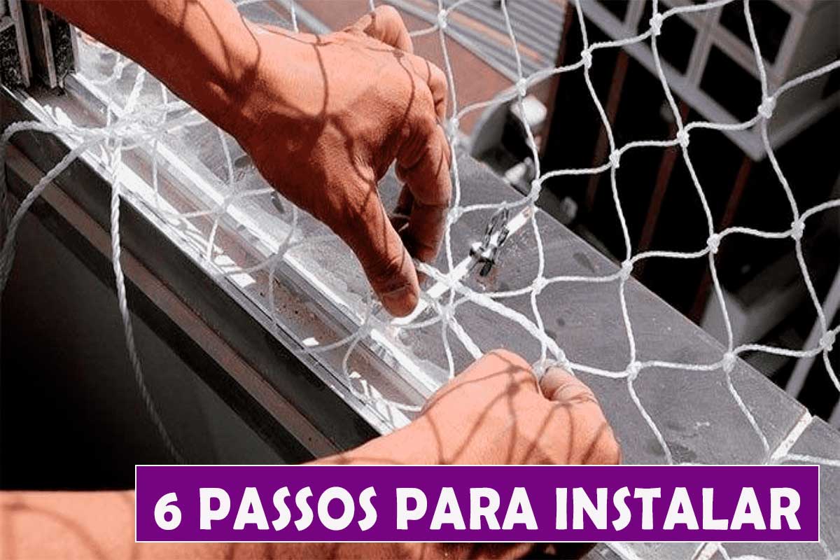 como instalar redes de proteção
