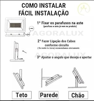 como instalar refletores de led