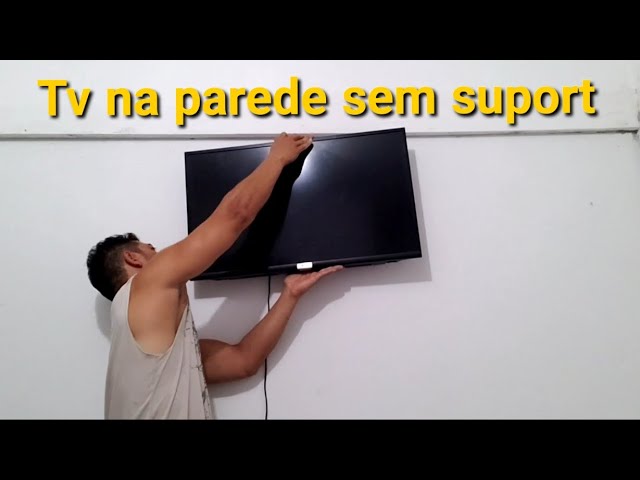 como instalar televisão na parede